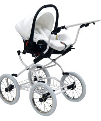 retro vitspunutisest lapsevanker 3 in 1 klassikaline vintage lapsevanker luksuslik Baby Fashion käru Scarlett vitshälliga lapsevanker