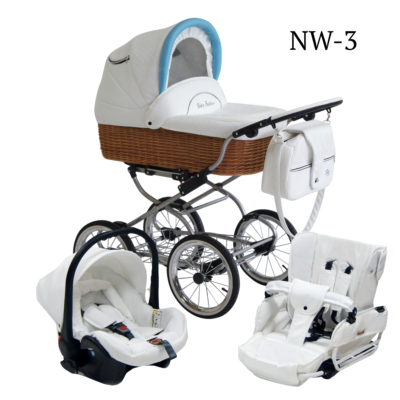 Scarlett Classic Wicker - ретро-коляска из натуральной лозы