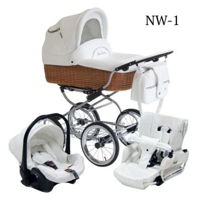 Scarlett Classic Wicker - ретро-коляска из натуральной лозы