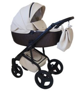 Beebikäru Stilo Black Deluxe 2in1 – luksusliku disainiga mugav lapsevanker