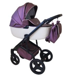 Beebikäru Stilo Black Deluxe 2in1 – luksusliku disainiga mugav lapsevanker