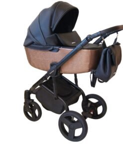 Stilo Gold 3 in 1 lapsevanker kuldse raamiga ja pöörlevate ratastega