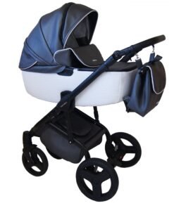 Beebikäru Stilo Black Deluxe 2in1 – luksusliku disainiga mugav lapsevanker