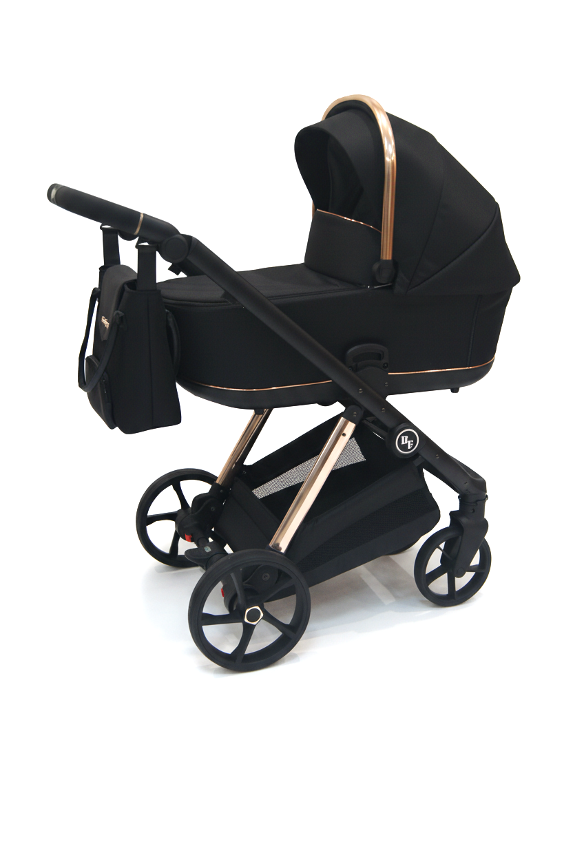 Gino Gold - lightweight modern 2-in-1 stroller (car seat compatible 0–13 kg)